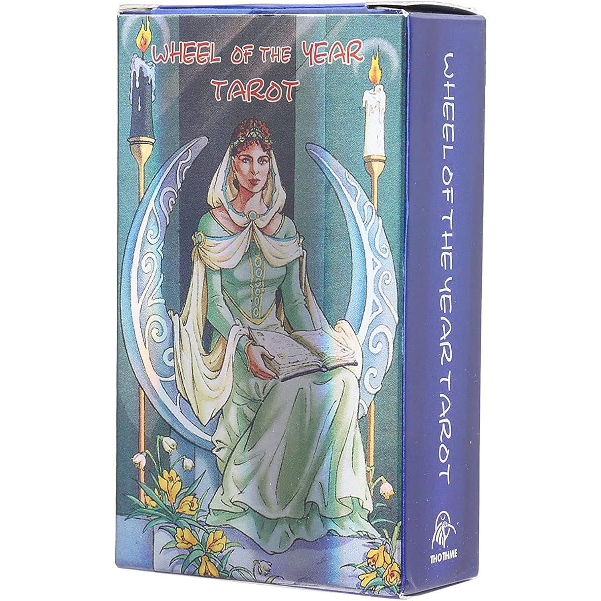 Tarot Deck 78 Cards English Divination Hologram Paper Great for Beginners Party Board Game Interactive Game