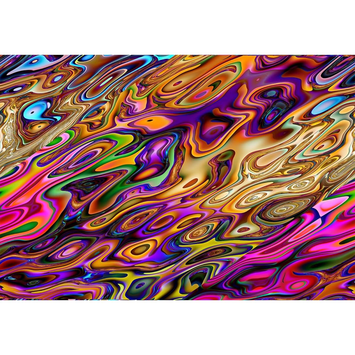 FESOOV Jigsaw Puzzle 1000 Pieces for Adults Cardboard Puzzle Game Toy Home Decoration 27 x 19 Inch (River Flows)