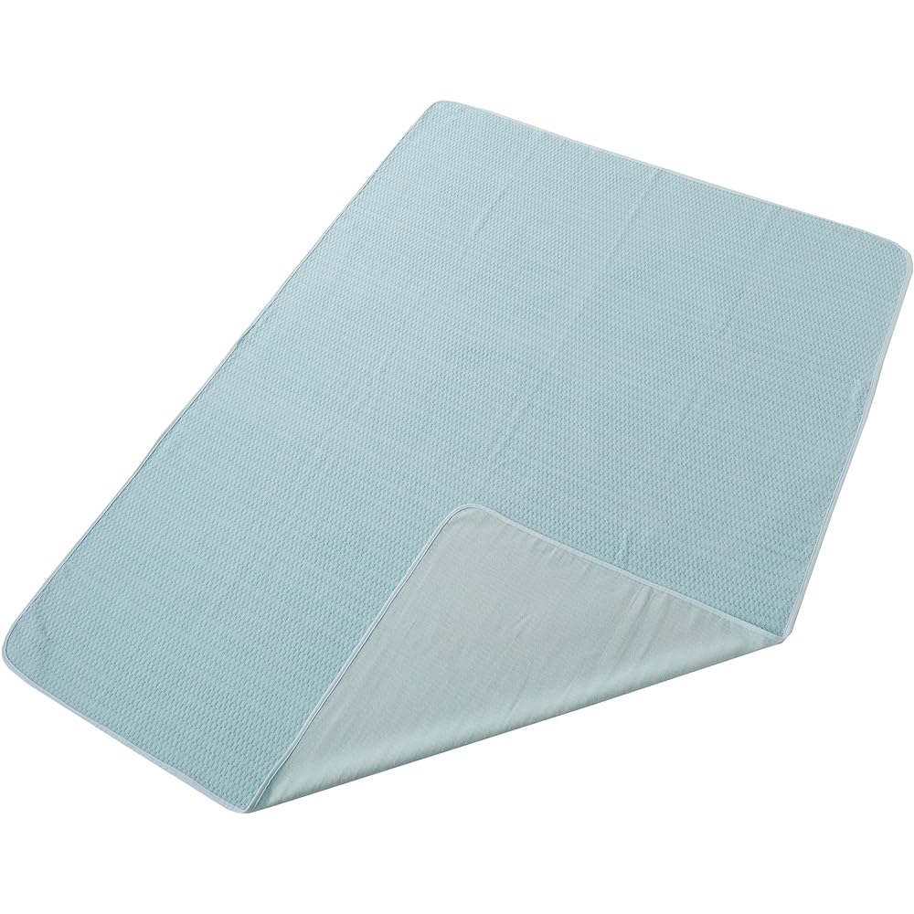 nishikawa [Nishikawa] Gauze blanket, single washable, reversible, smooth gauze, uneven pile, smooth, made in Japan, turquoise blue FR08803001TB