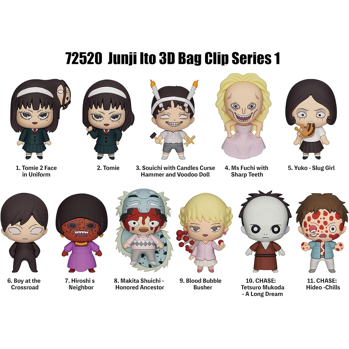 Monogram Junji Ito 3D Foam Bag Clip-in Blind Bag Series 1