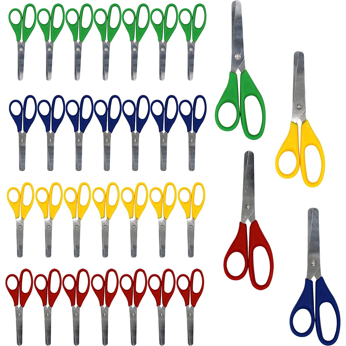 Color Swell Kids Bulk Scissor Pack - 36 Scissors