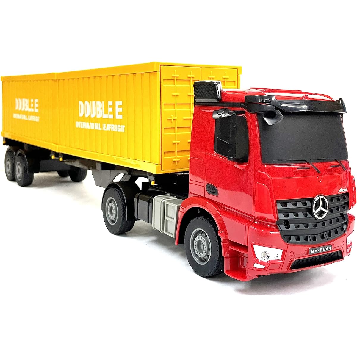 [Mercedes-Benz Official Licensed Model] Total length 590mm 2.4GHz 1/26 scale large container trailer radio-controlled ☆Sea container trailer ☆40ft container trailer
