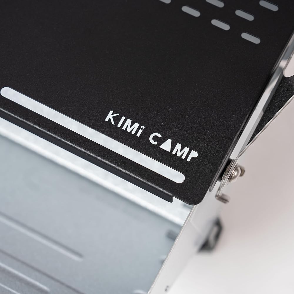 KIMI CAMP Shelf Container Top Board Snow Peak Original Top Board Iron Top Board for 50 (ST01-50)