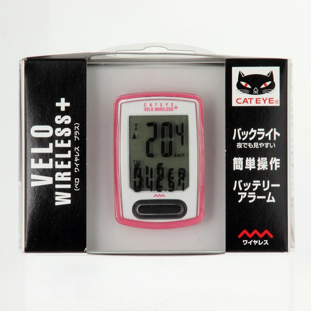 CAT EYE Velo Wireless Plus [CC-VT235W] Pink Velo Wireless with backlight 094274