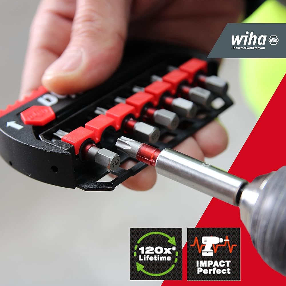 wiha Bit Buddy TY Bit Set 49mm Hex Bit 7 Pieces HZZ211BBH7