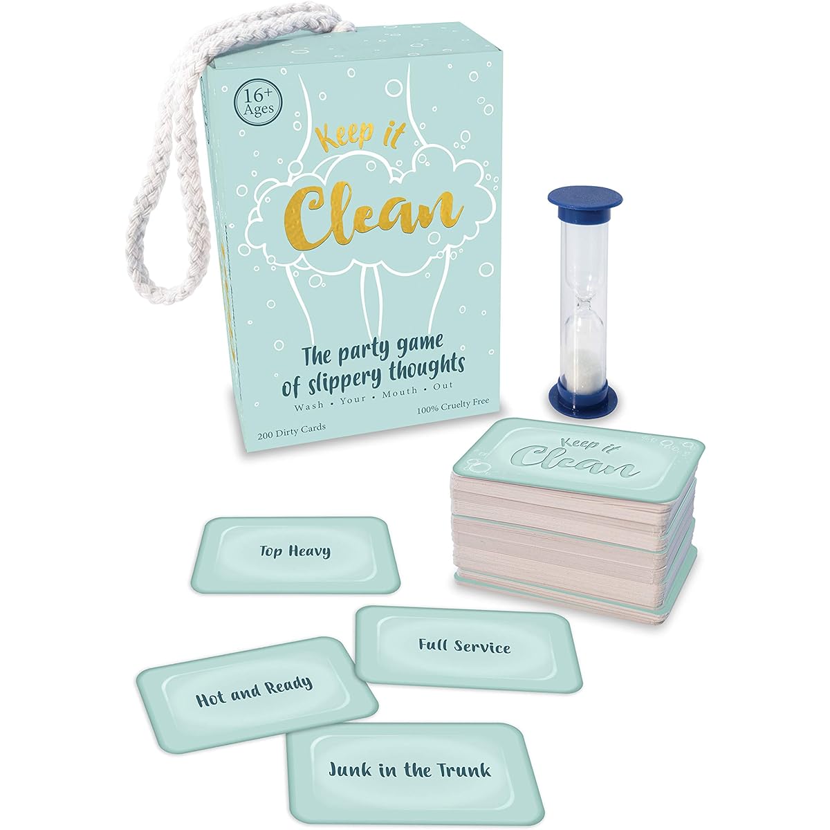 Shenanigames Adult Party Games: Stay Clean - Create the pure meaning of dirty phrases - Choose your own NSFW level - Perfect for work, college parties, bars and game nights.
