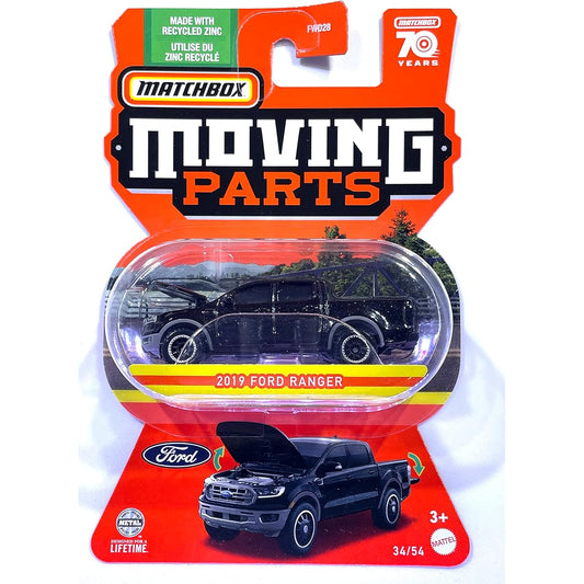 Matchbox - Moving Parts - 2023-2019 - Ford Ranger - 34/54-70 years old - Mint/NrMint - Shipped bubble wrapped in a padded box.