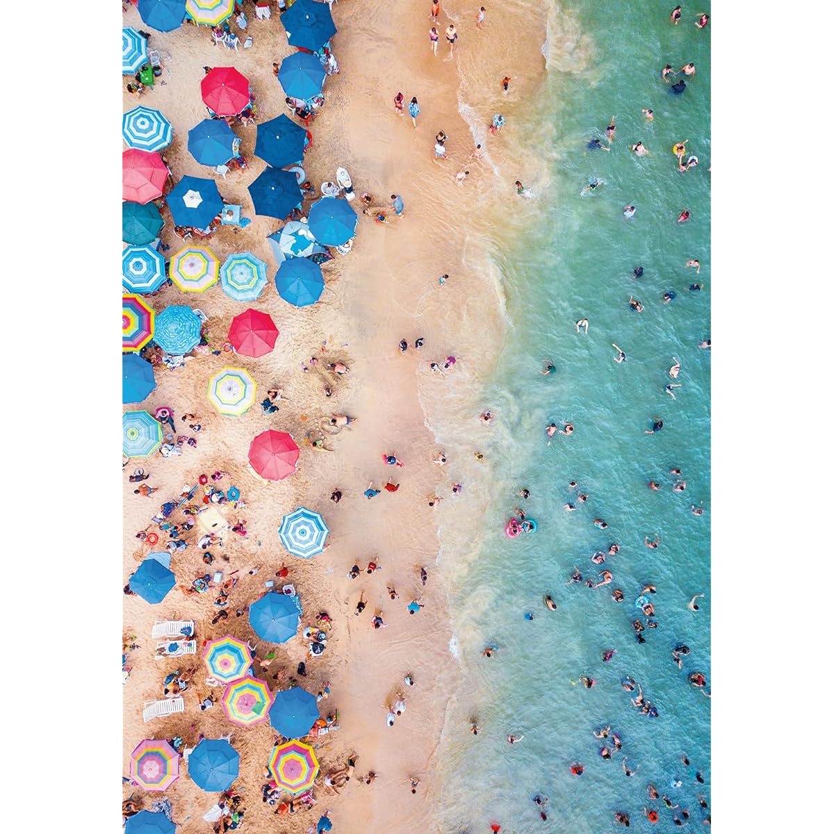 Buffalo Games - blanc - Day at the Beach Mexico - 500 Piece Jigsaw Puzzle, White