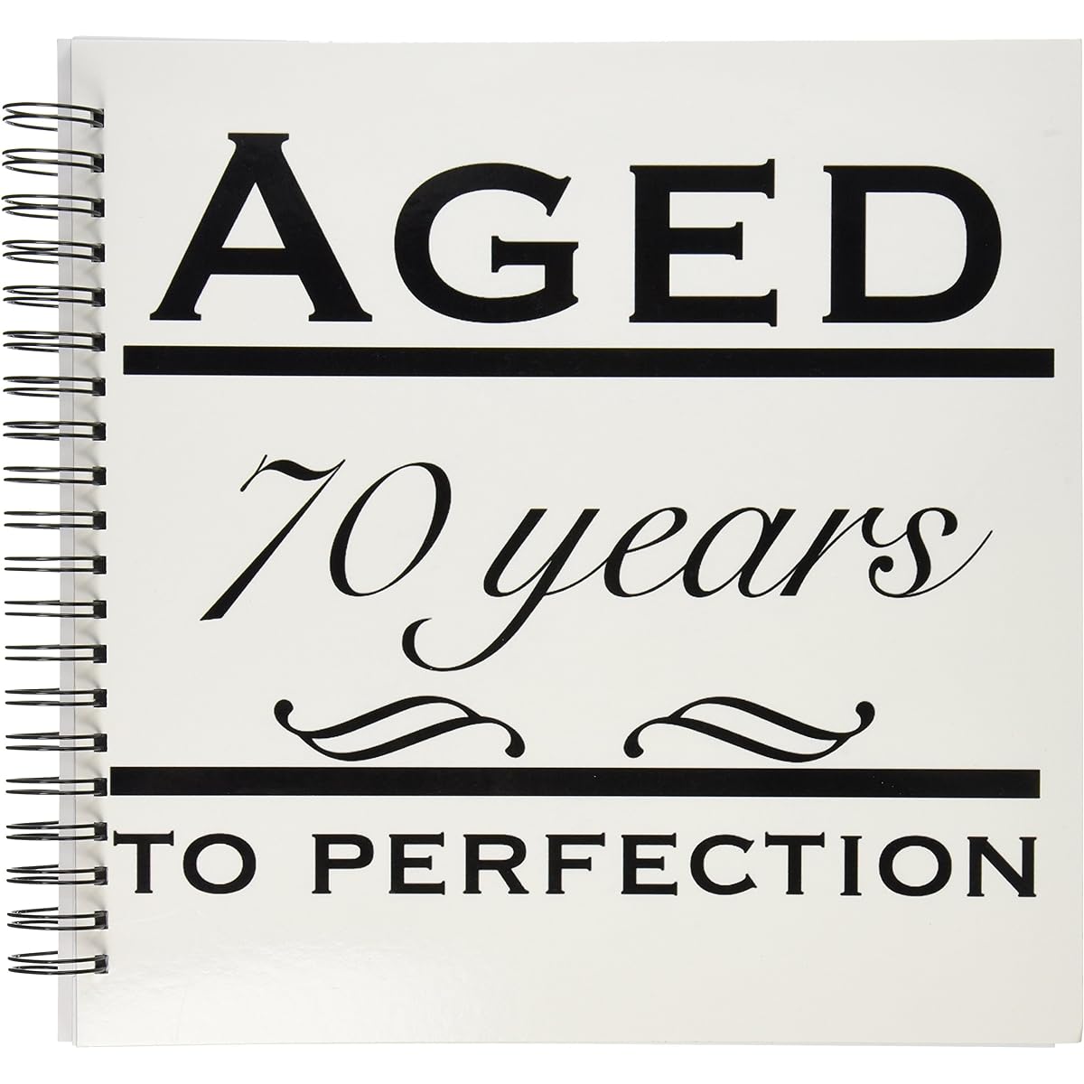 3dRose db_157399_2 70 Years Old Perfect Happy 70th Birthday Memory Book 12x12 Inch