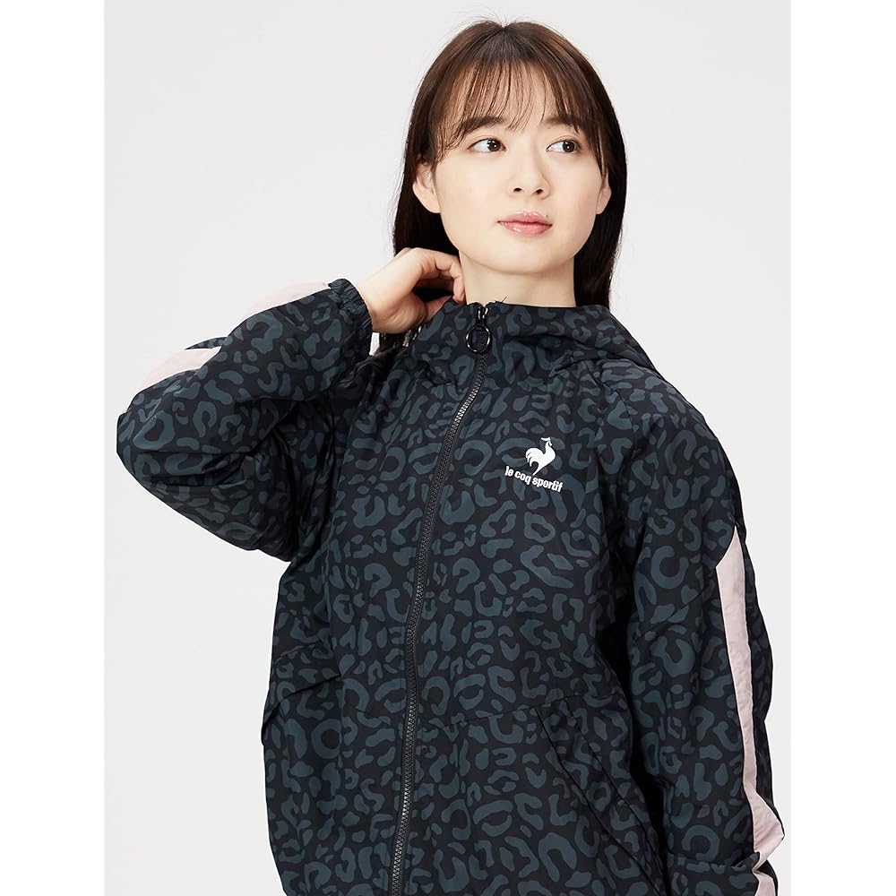 [Le Coq Sportif] Women's Windbreaker, Long Sleeve, Hooded, Nylon, Water Repellent, Training, Running, Gym