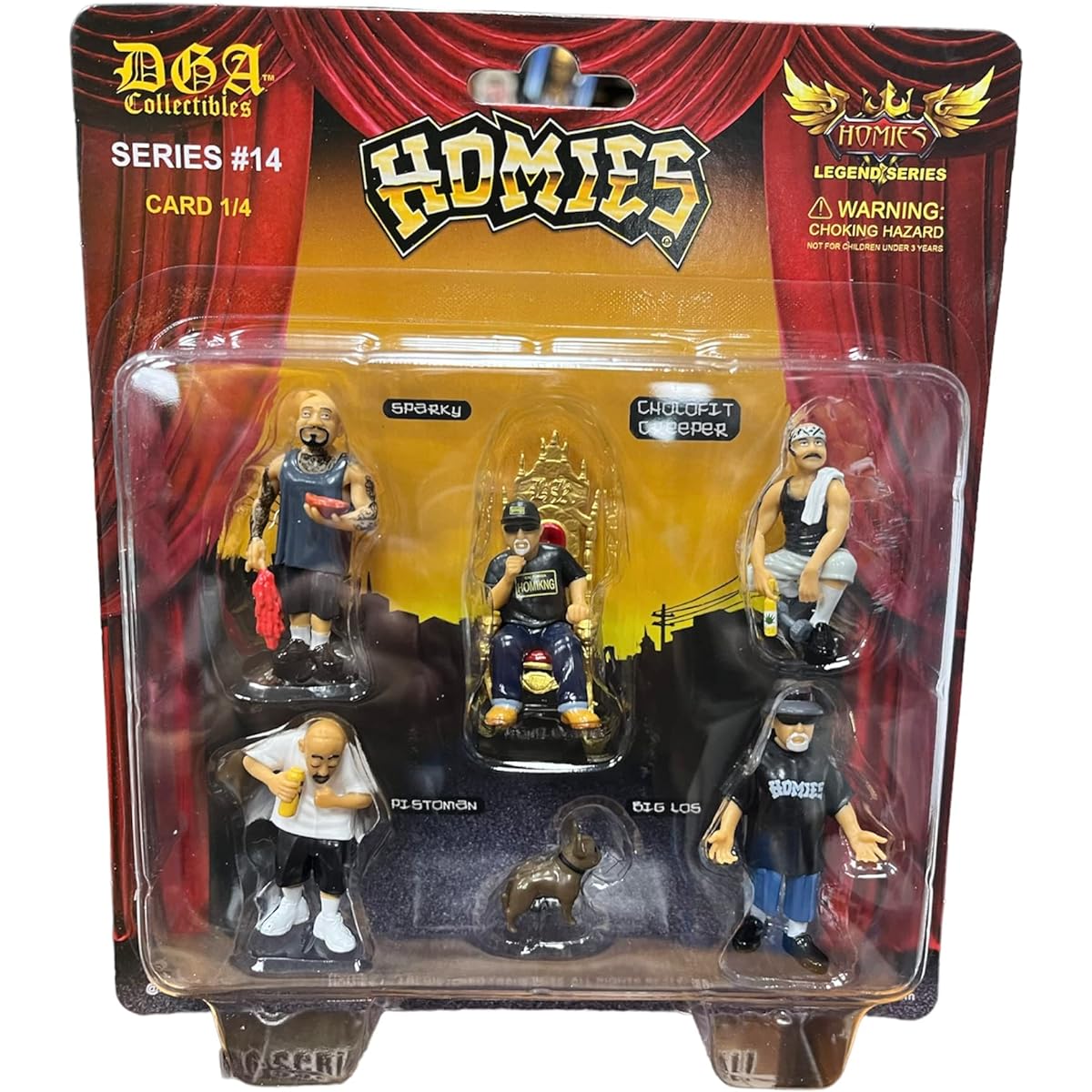 Homies Series #14 Collector Figure Card #1 4