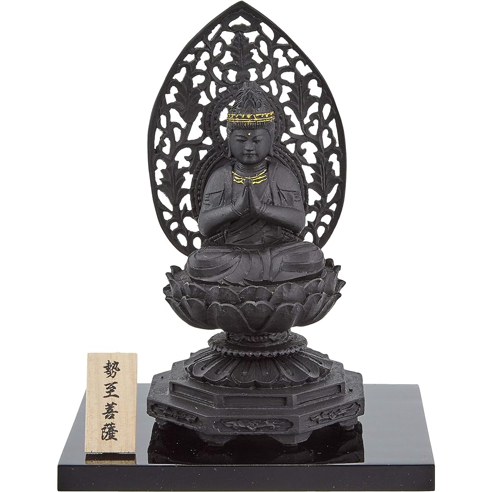 Eco Station Buddha statue figurine made of binchotan charcoal Zodiac guardian principal image Seishi Bodhisattva Go
