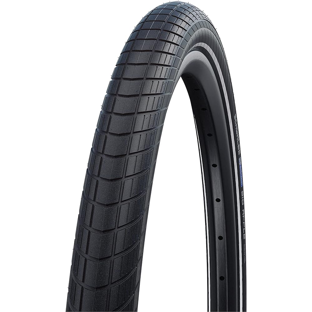 SCHWALBE [Genuine] Big Apple 29(28) x 2.00 Black Reflex Clincher Tire [Urban/Balloon Bike/City Riding]