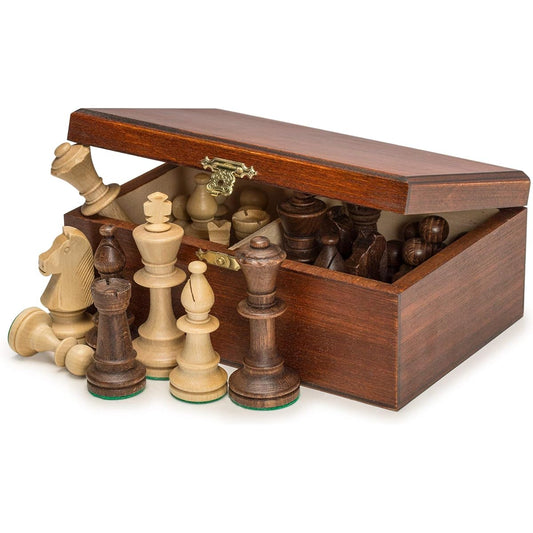 Staunton No. 5 Tournament Chess Pieces w/ Wood Box