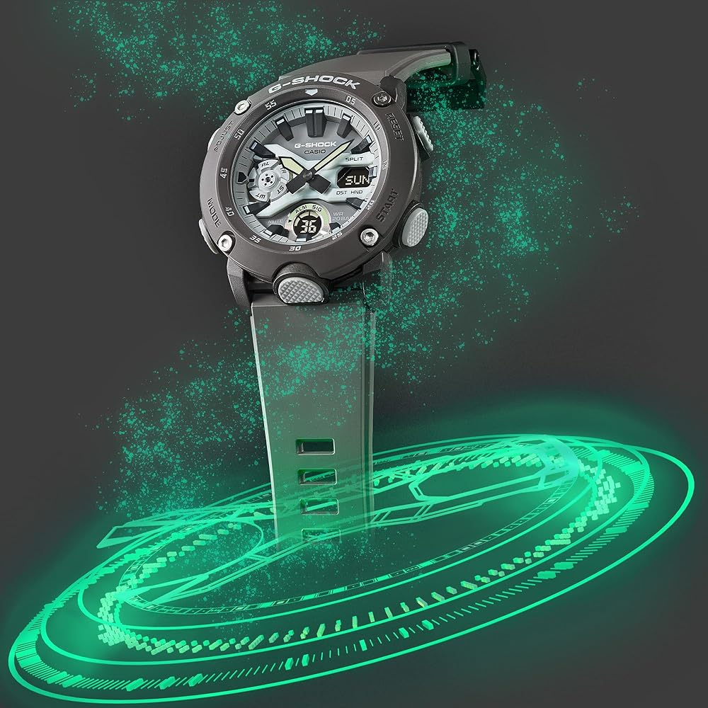 G-Shock [Casio] Watch [Domestic genuine product] Hidden Glow Series GA-2000HD-8AJF Men's Gray