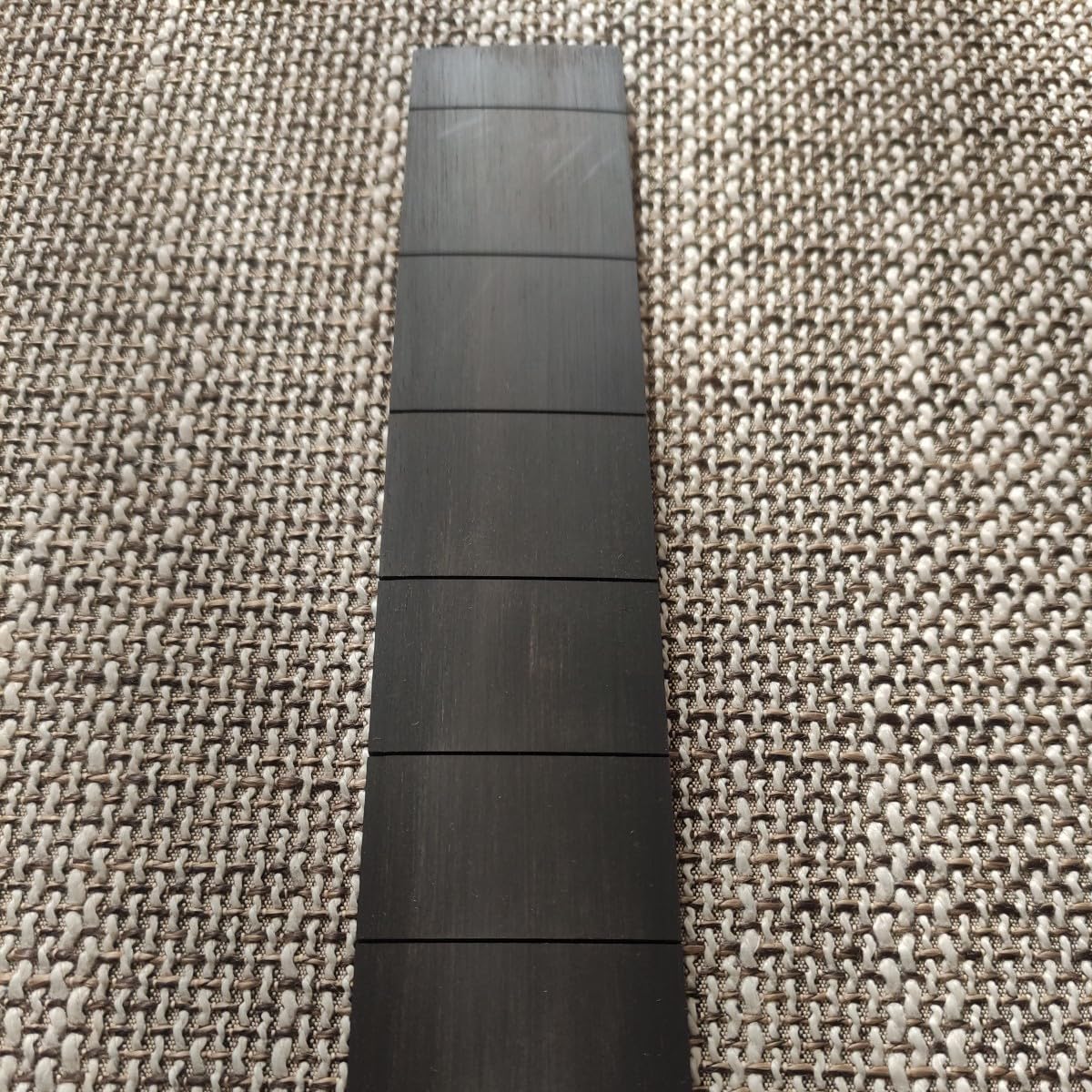 3A Ebony Fretboard with Fret Grooves Fingerboard Guitar Material DIY Stratocaster Telecaster Fender Long Scale Fretboard Ebony