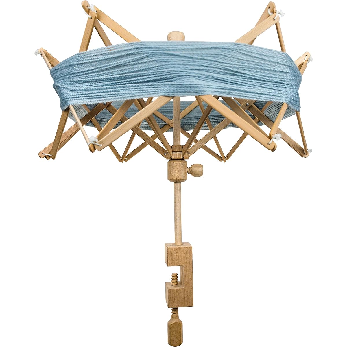 Stanwood Needlecraft Wooden Umbrella Swift Yarn Winder, Medium by Stanwood Needlecraft