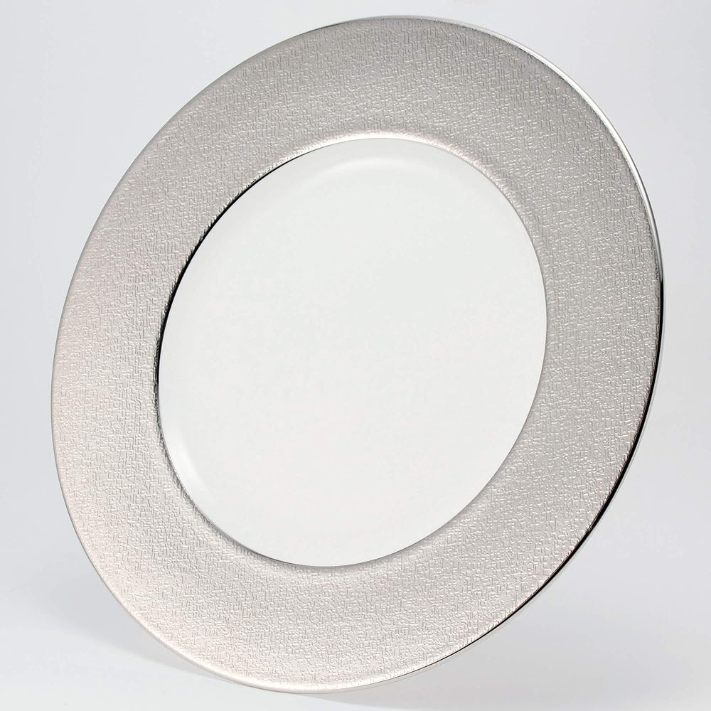 NARUMI Plate Platinum Tweed Platinum 27cm A La Carte Made in Japan 50860-5120
