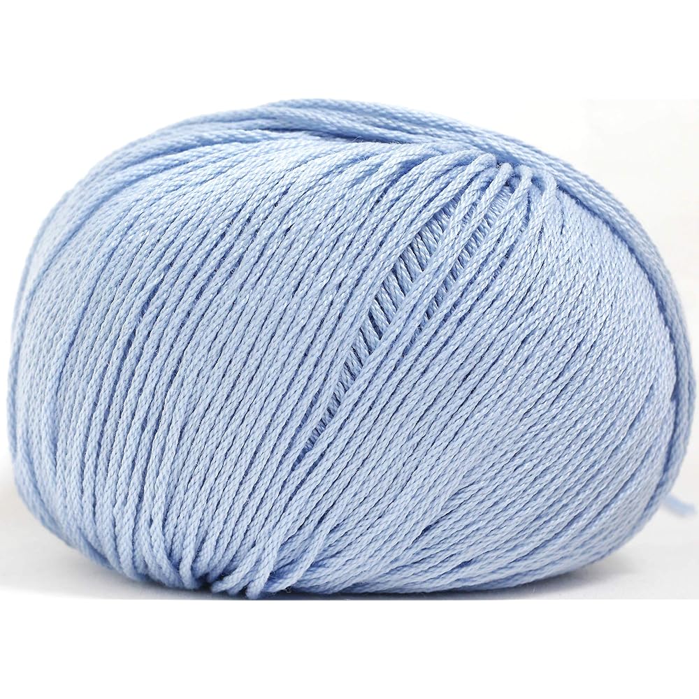 NASKA Kabure 2005 Wool Medium Fine Col.826 Light Blue 50g Approx. 135m 10 Ball Set F-53