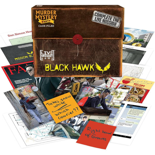Murder Mystery Party Mission Black Hawk Live Mission Case File