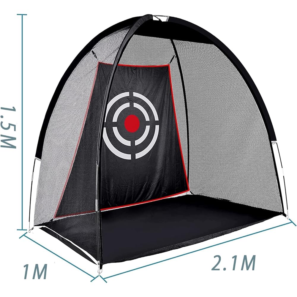 Golf Net Golf Practice Net Indoor/Outdoor Practice 1 x 1.5 x 2.1m Foldable Storage Bag Included