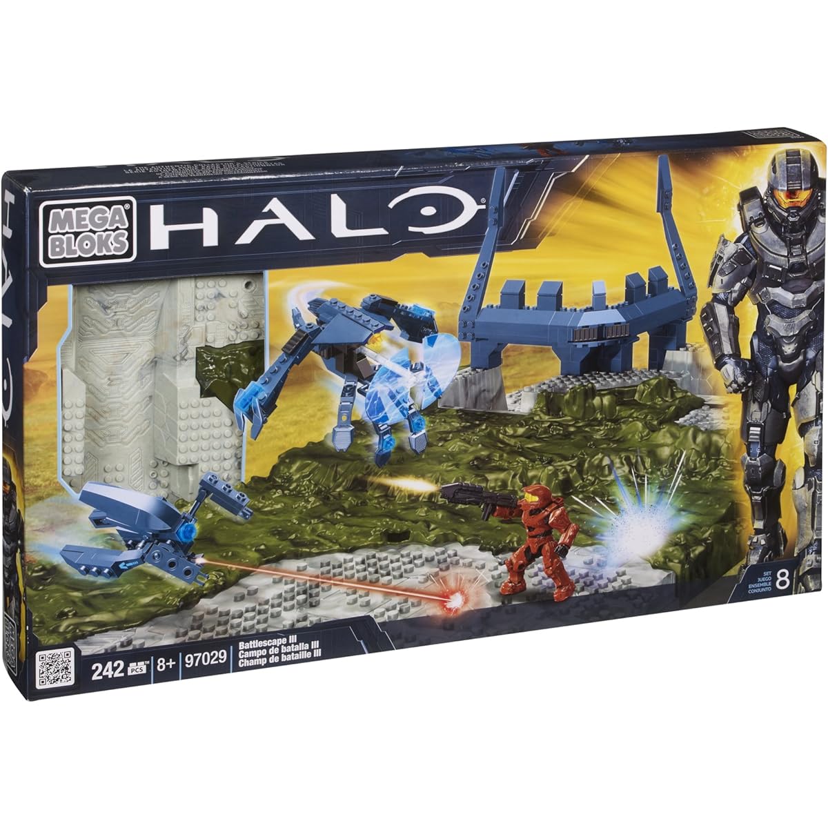 Megabloks - 97029U - Jeu de Construction - Halo - Battlescape III