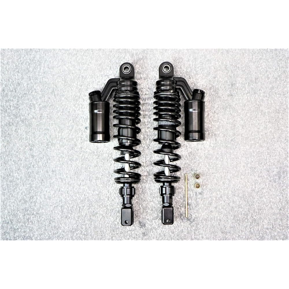 General-purpose Olympus 360mm U-shaped black left and right set/for current cars, old cars, scooters, etc.! ! suspension rear suspension