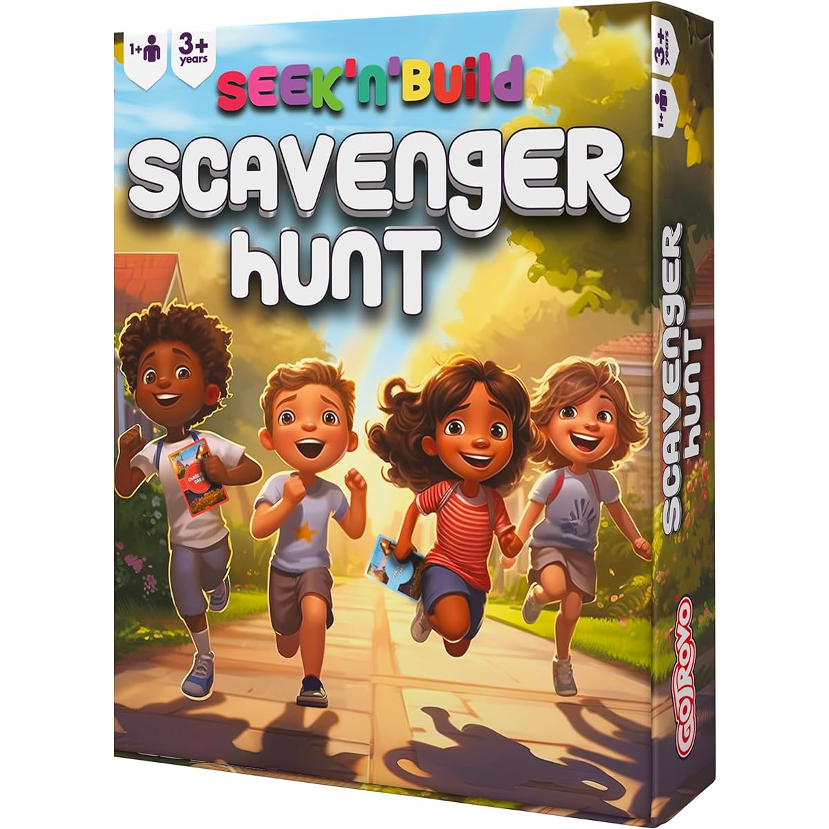 Gotrovo Scavenger Hunt for Kids Ages 4-8 - 2nd Edition | Indoor & Outdoor Games | Fun Kids Games for Boys & Girls Ages 4, 5, 6, 7, 8
