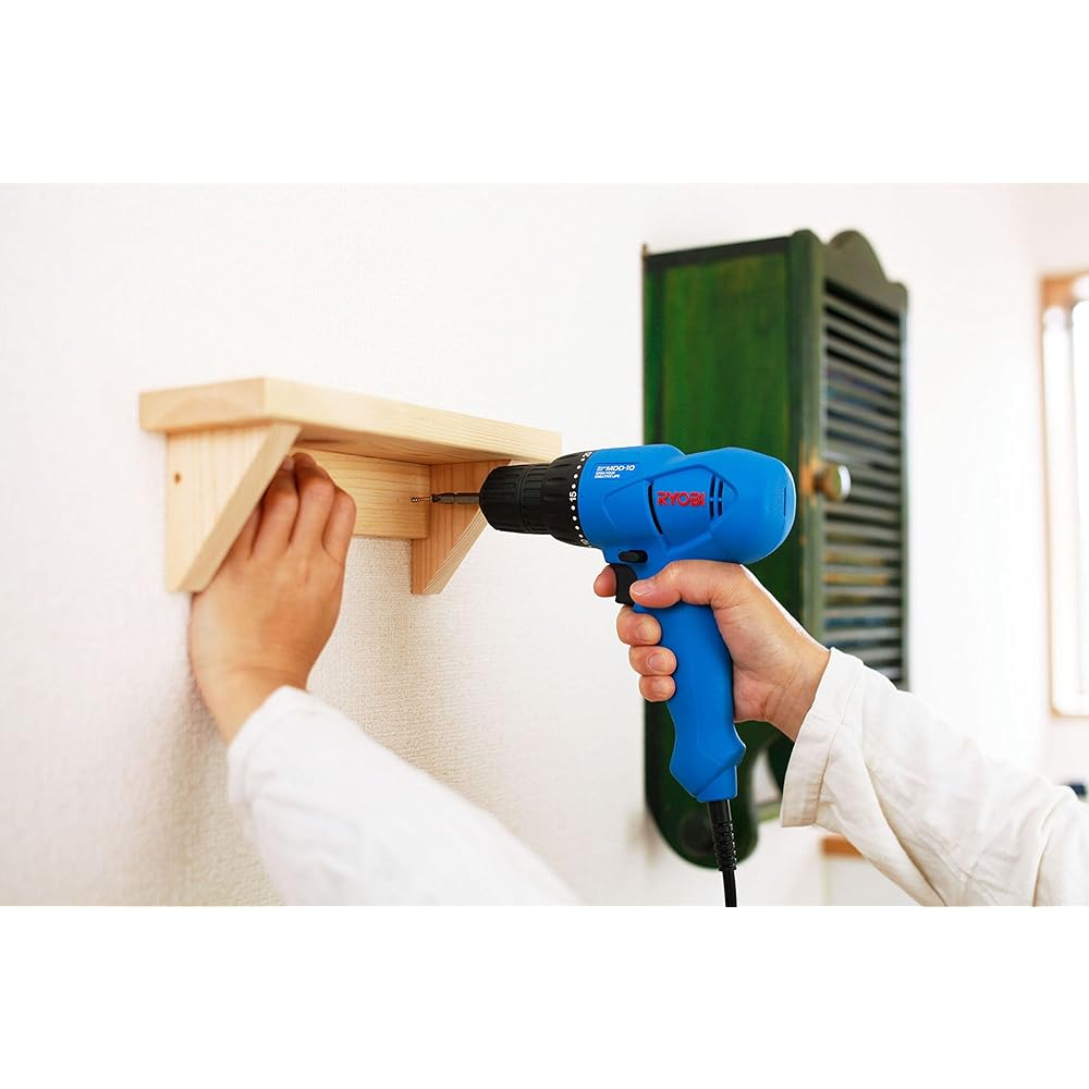 Kyocera Old Ryobi Driver Drill MDD-10 [Easy to handle and easy to use, perfect for beginners] Drilling capacity (ironwork) 5mm / (woodworking) 10mm Screw tightening capacity (wood screws) 3.8 x 41mm Light weight 0.8Kg 646052A