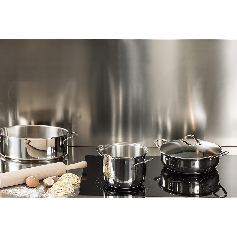 Barazzoni Stock Pot with Lid 24cm DOLCE VITA Stainless Steel