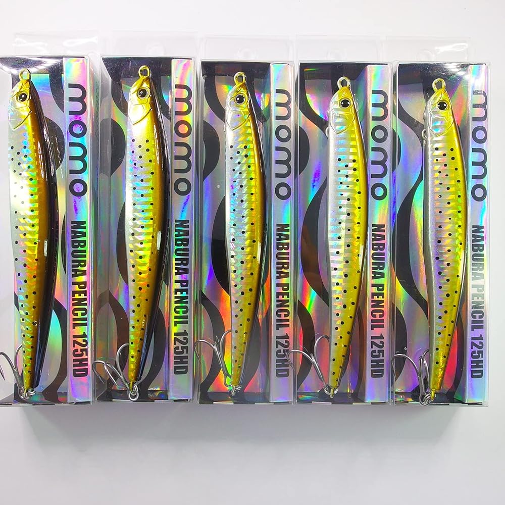 [Momo Lure] Momoru Lure Sea Bass Lure Nabla Pencil 125HD Penetrating Wire Heavy Duty Specification BKK Hook Equipped Press Bait Type