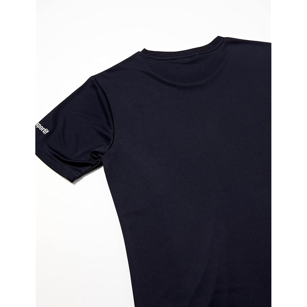 [Le Coq Sportif] Men's Short Sleeve Shirt T-Shirt Tennis Sweat Absorbent Quick Drying Stretch UV Protection UPF30