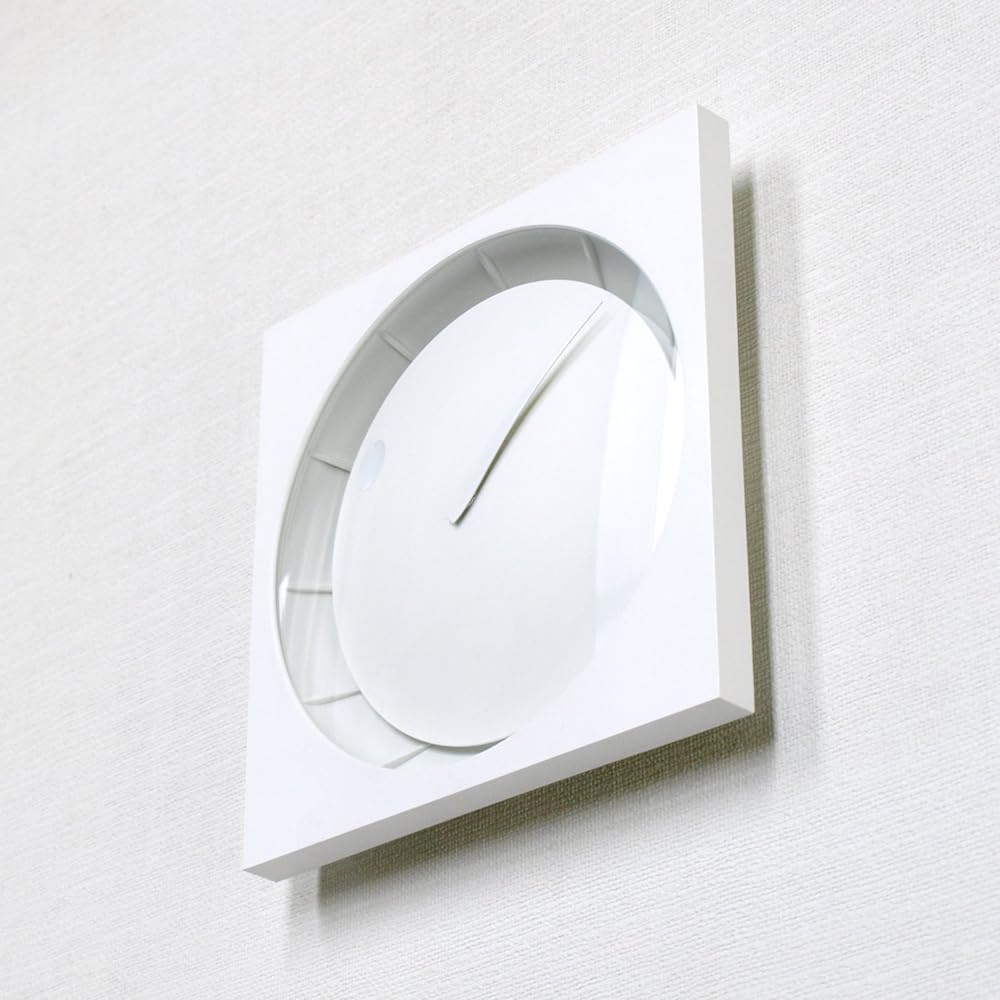 Lemnos Wall Clock Analog Hola White HOLA White HOLA WHw200×h200×d37mm