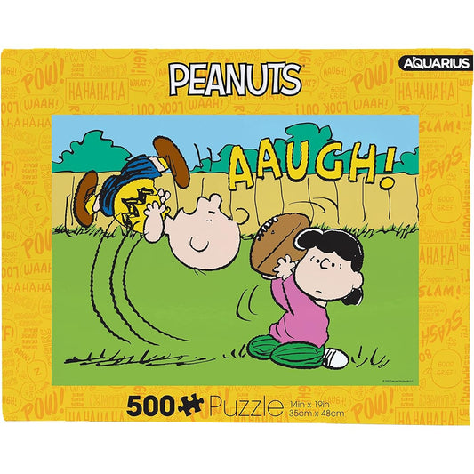 AQUARIUS - Peanuts Lucy Football 500 Piece Jigsaw Puzzle