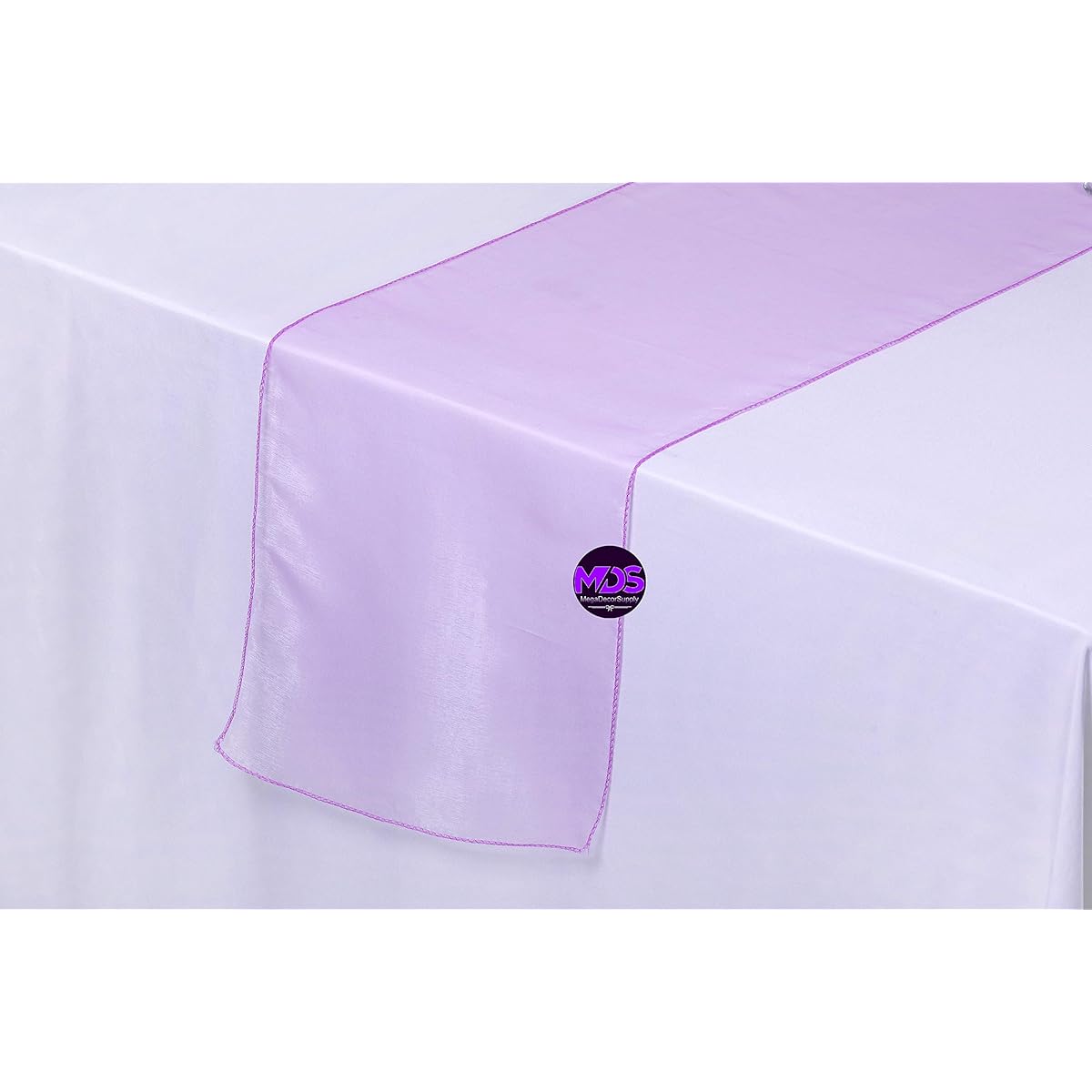 MDS Pack of 25 Wedding 12 x 108 Inch Organza Table Runner Wedding Banquet Decorative Table Runner 25 25_Organza runner_ olive green