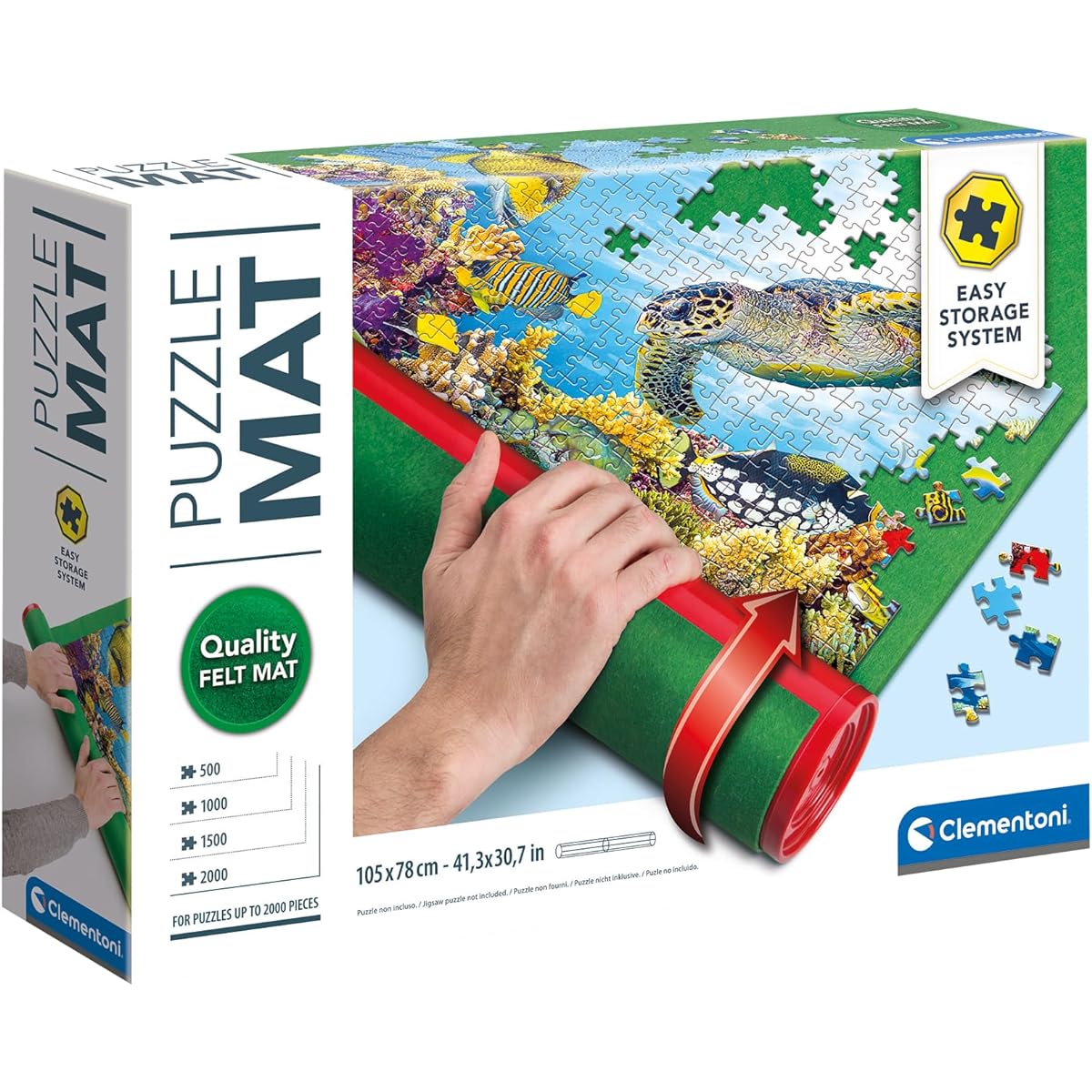 Clementoni 30229 Clementoni-30229 Puzzle Mat, Multicolor