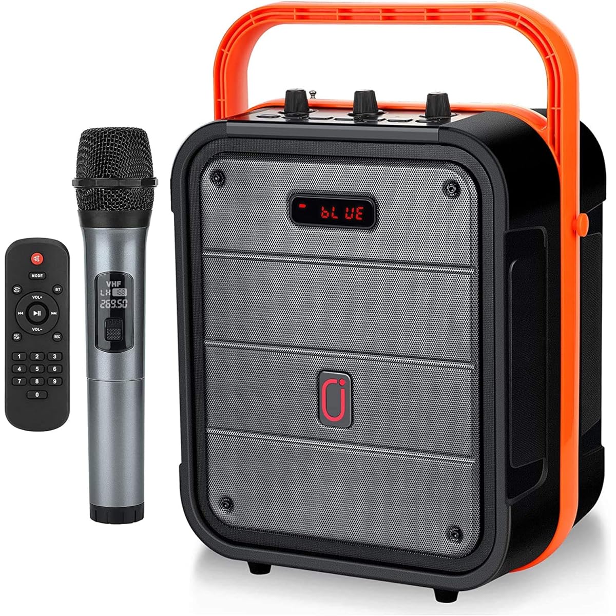 ith Treble and Bass Enhancement Function, Rechargeable, Portable, Suitable for Home Parties, Karaoke, Street Speeches, Meetings, School Events, Seminars, Outdoors, Disaster Prevention, Street Live Performances, Events, etc. (X-Small (without Microphone))