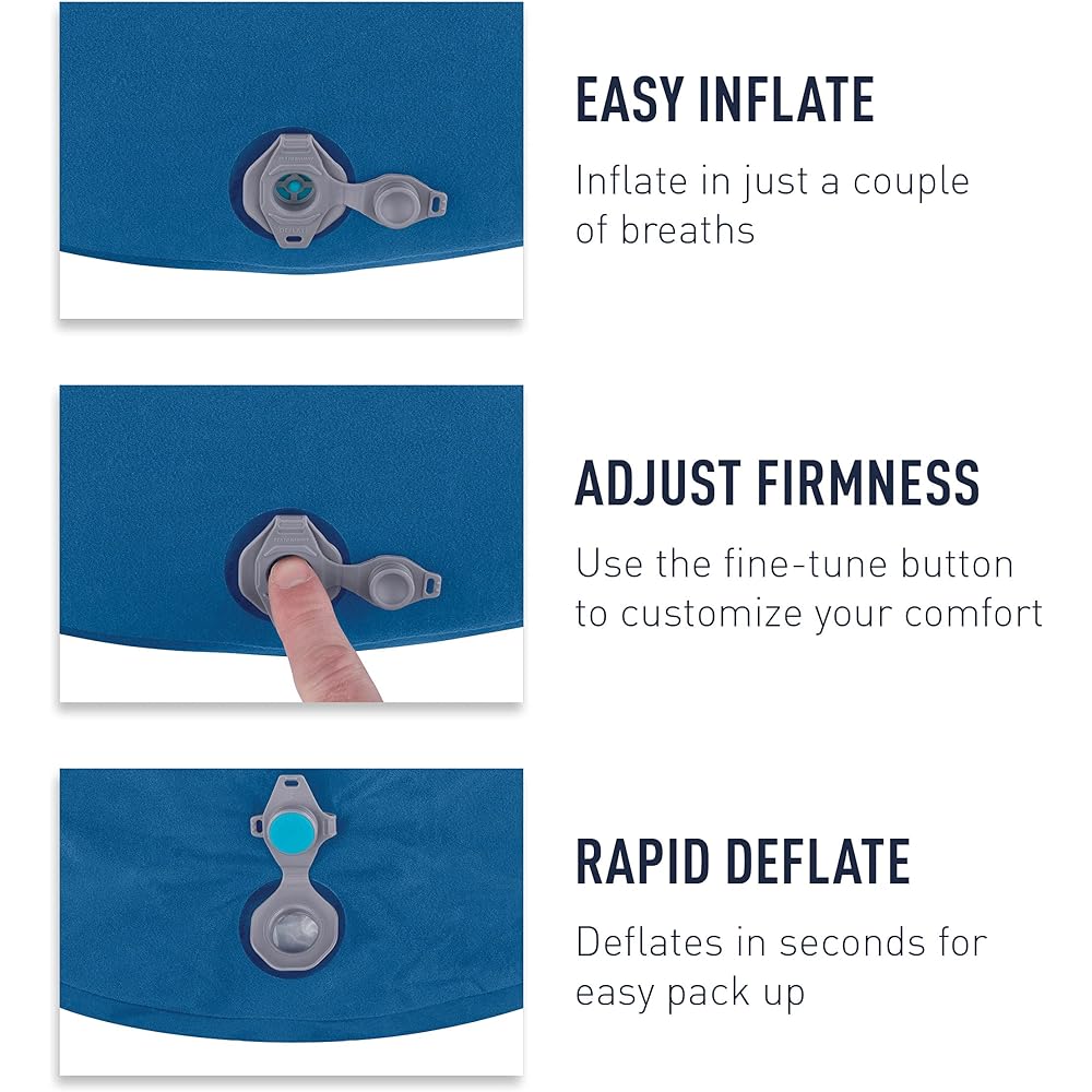 Sea to Summit Aeros Pillow Premium Navy Blue L Size