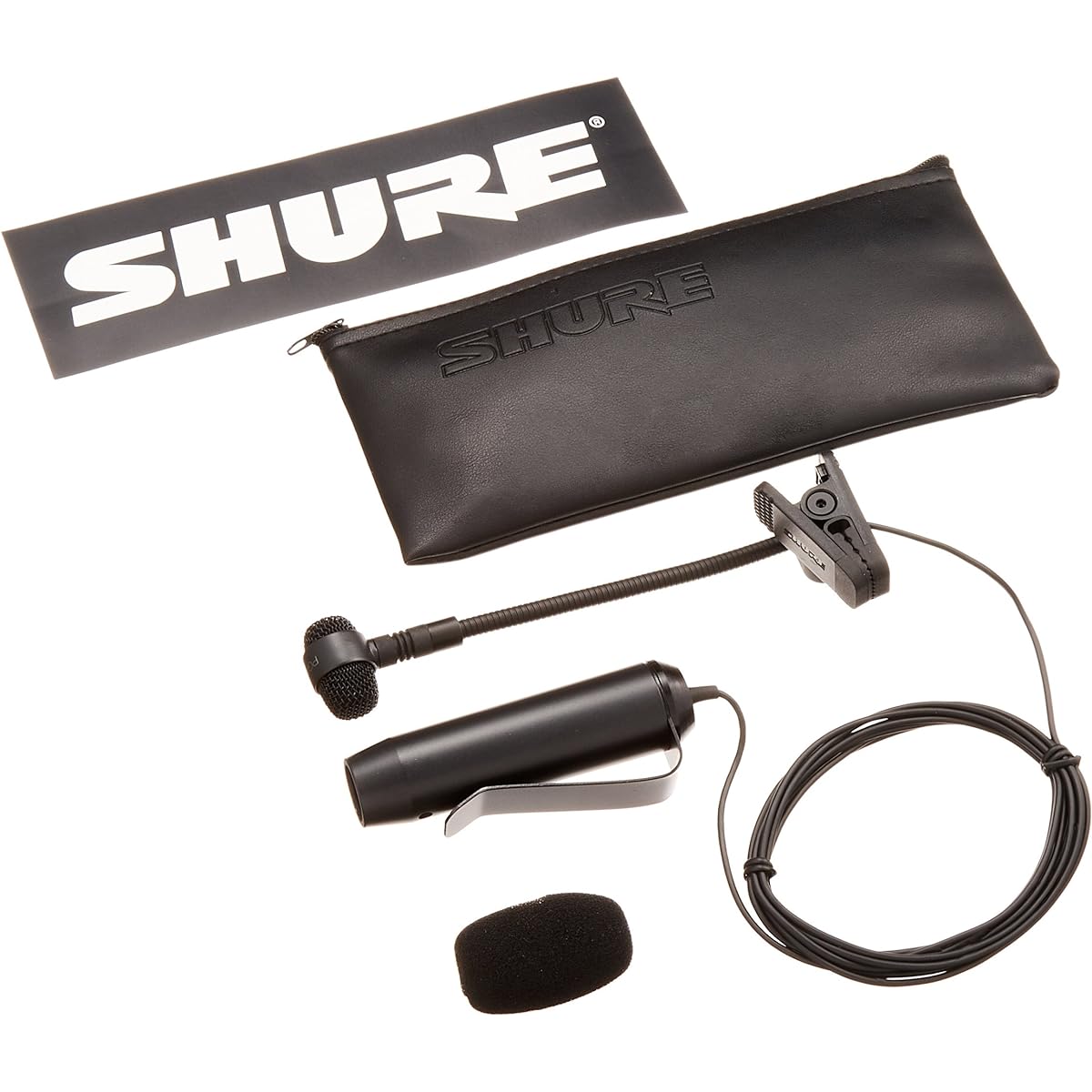 SHURE Condenser Microphone for Instruments Cardioid No Cable Included PGA98H-LC [Official Japanese Product]