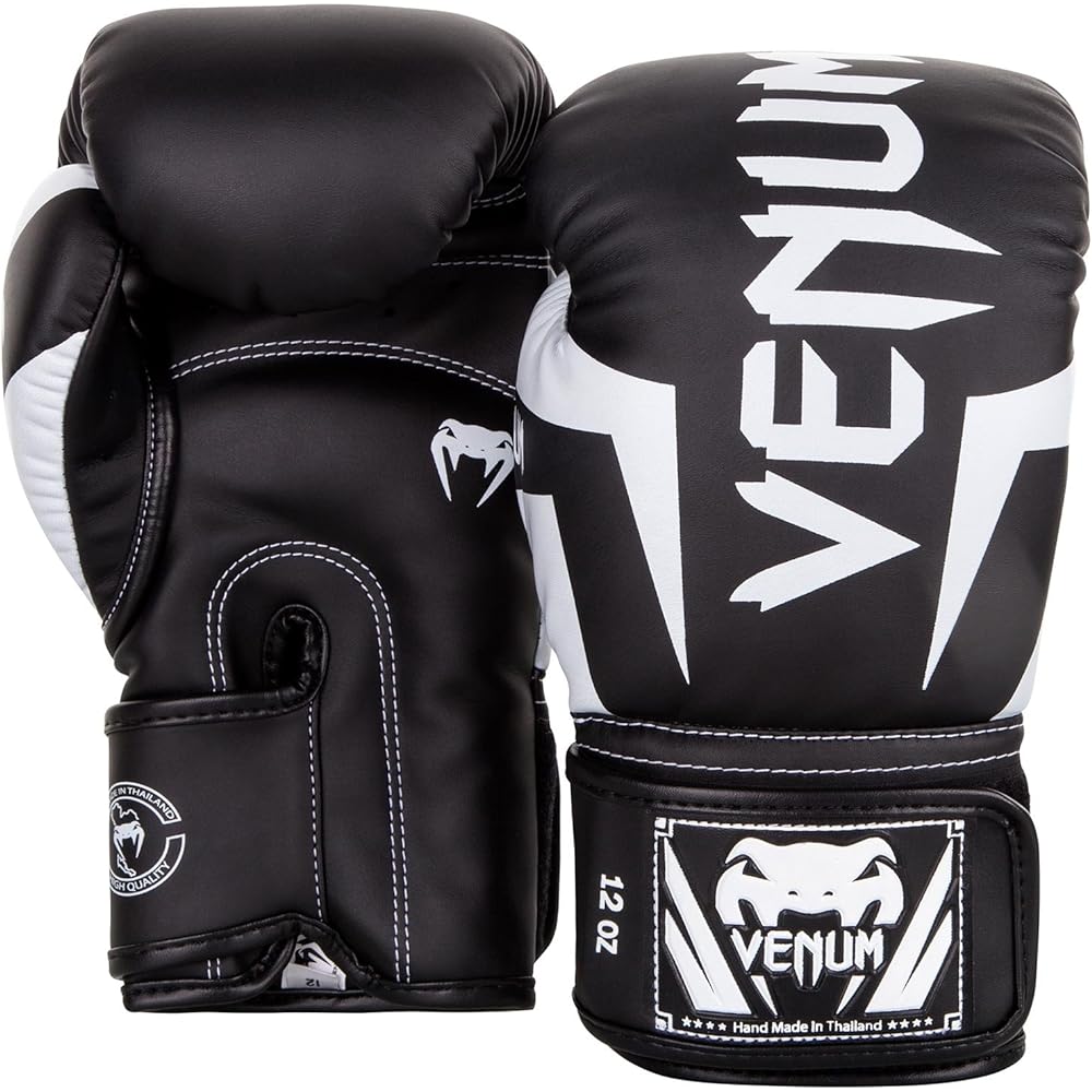 VENUM Boxing Gloves Elite (Black/White)