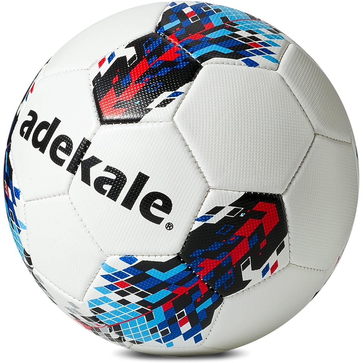 adekale Soccer Ball Official Size 4/5 Indoor/Outdoor Training Ball with Pump Kit and Holder for Boys Girls Teen Players Streetball Game Men