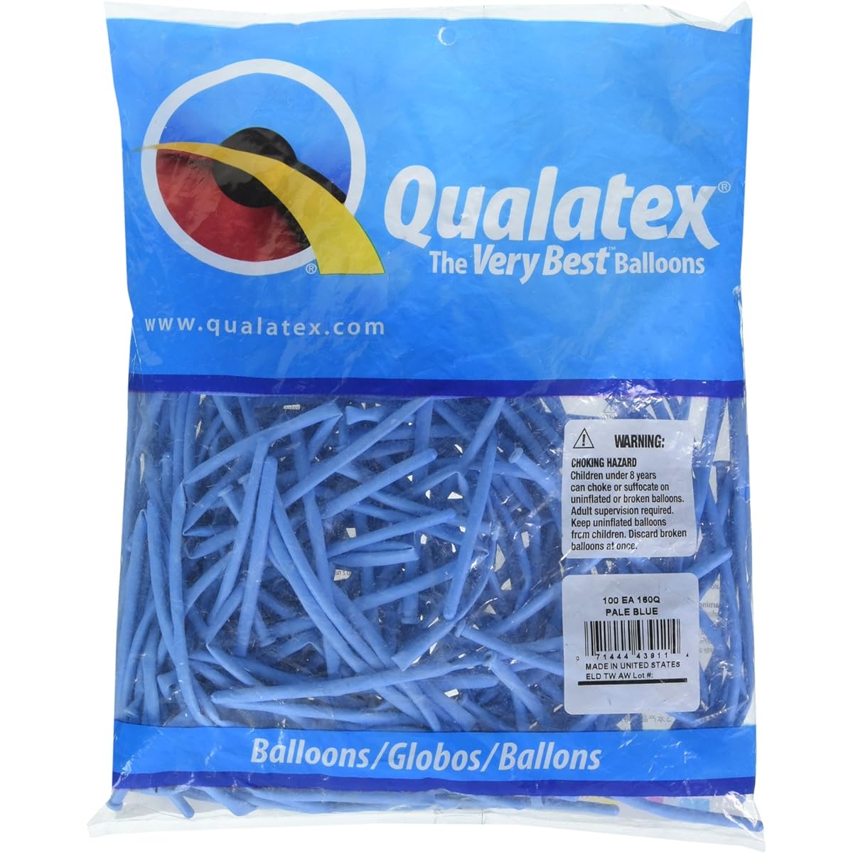 Long balloons Magic Balloon QL160Q (standard color) pale blue 100 per bag