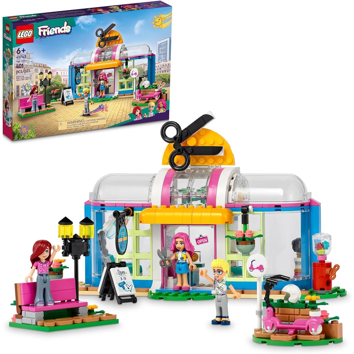 LEGO Friends Hair Salon 41743 Building Toy (401 Pieces)