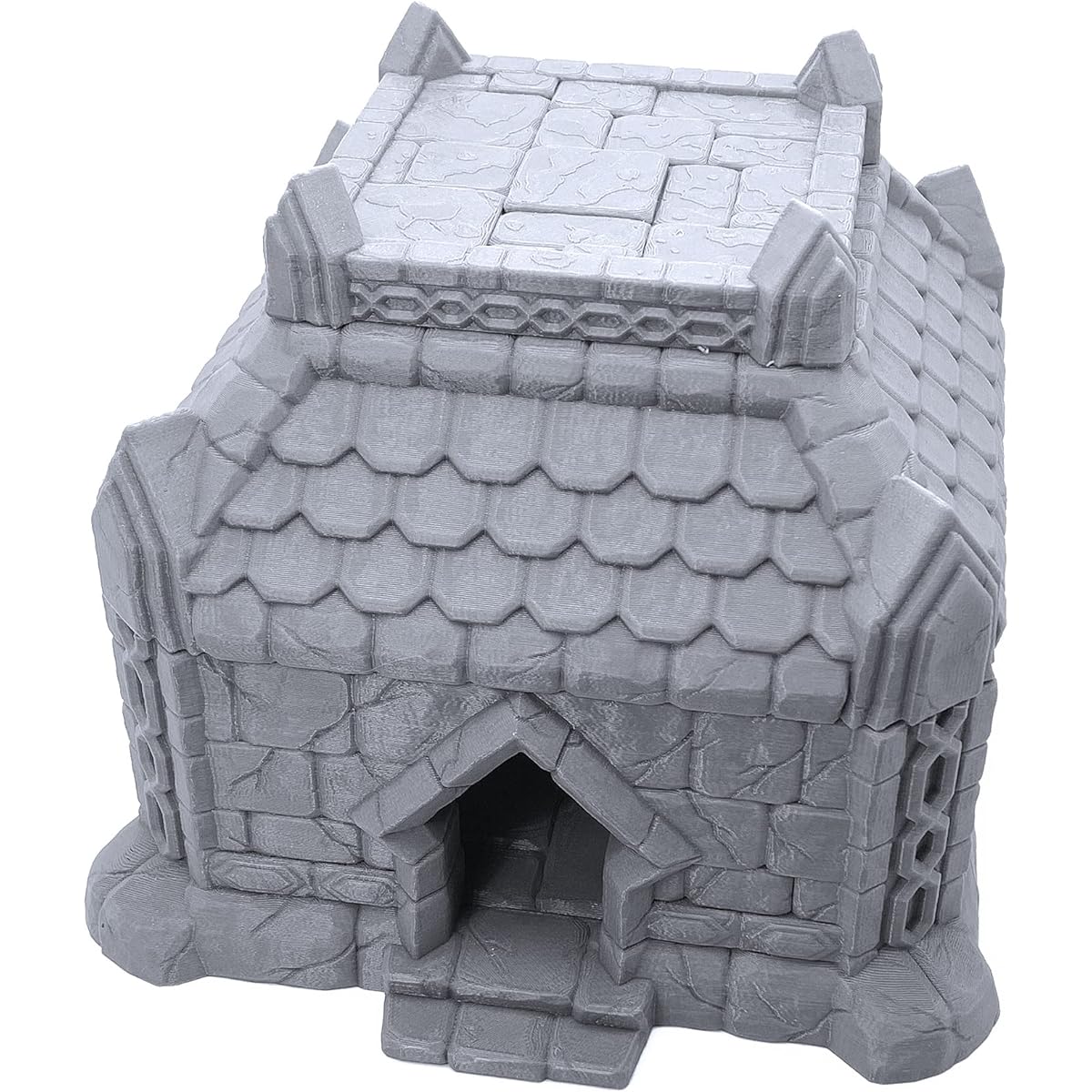 Dwarf Settler House by Makers Anvil 3D Printed Tabletop for RPG Scenery and Wargame Terrain 28mm Miniatures