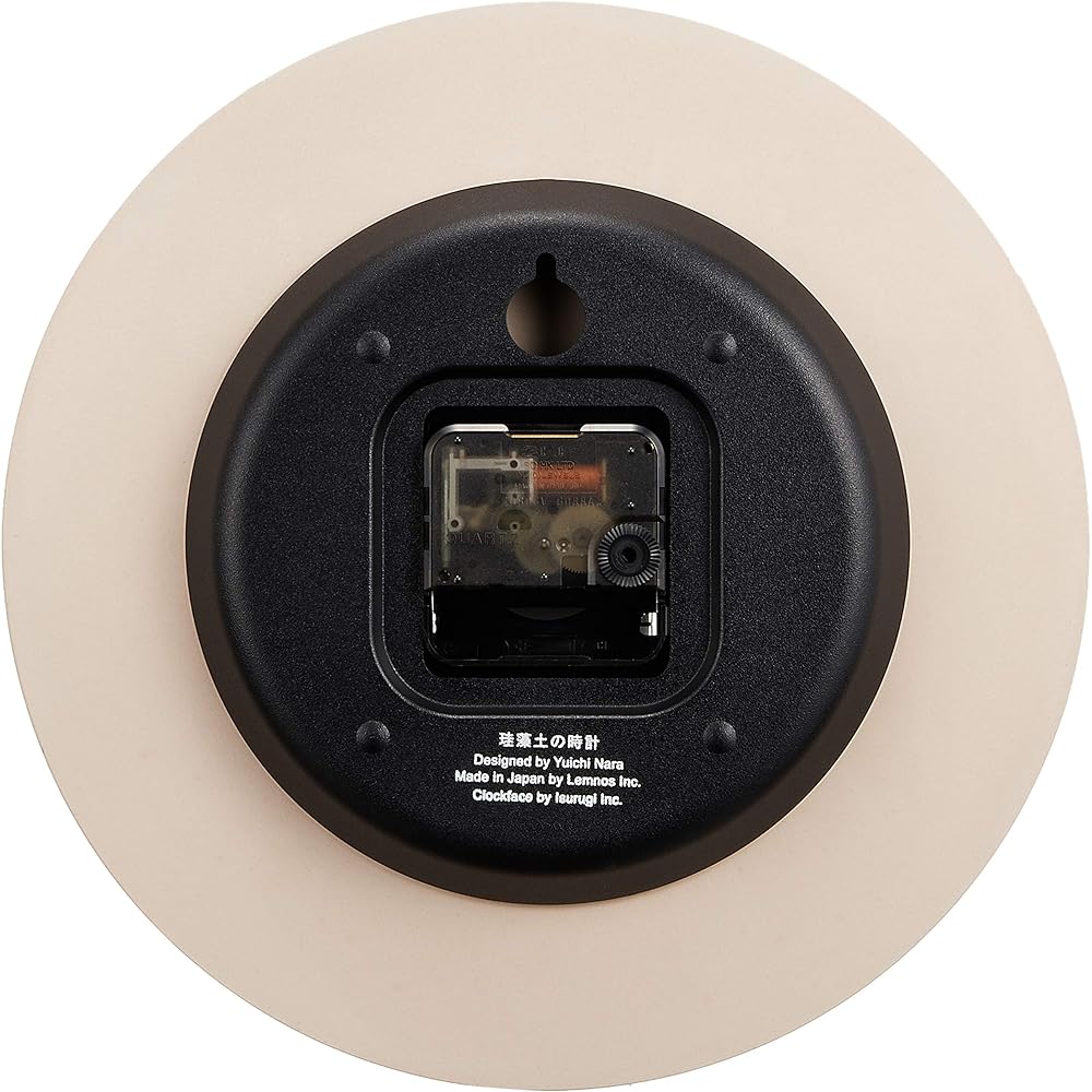Lemnos Wall Clock Analog Diatomite Clock Pink LC11-08 PK Lemnos