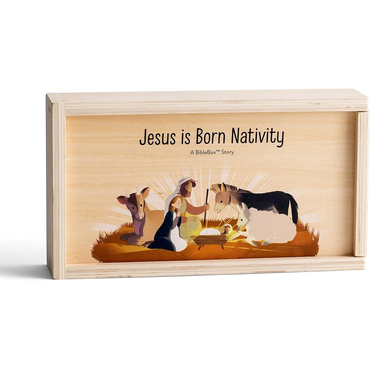 Dayspring Jesus is Born-Biblebox Nativity Set for Kids Multi