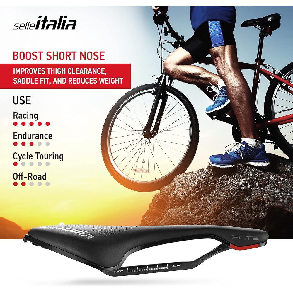 Selle Italia selle ITALIA FLITE Kit Carbonio Superflow BOOST KIT CARBONIO SUPERFLOW [L] Size: 145 x 250mm
