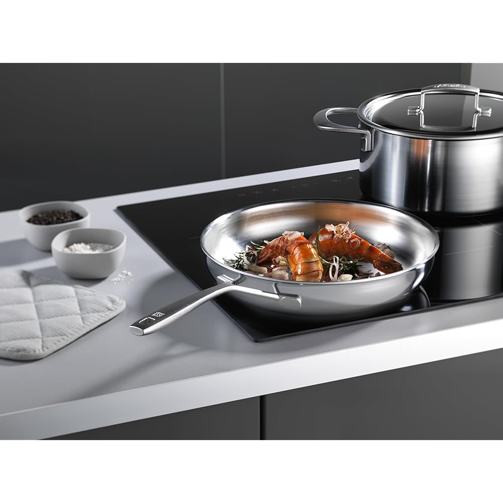 Zwilling "Sensation Frying Pan 20cm" Full 5-layer clad stainless steel IH compatible Made in Belgium 66008-200