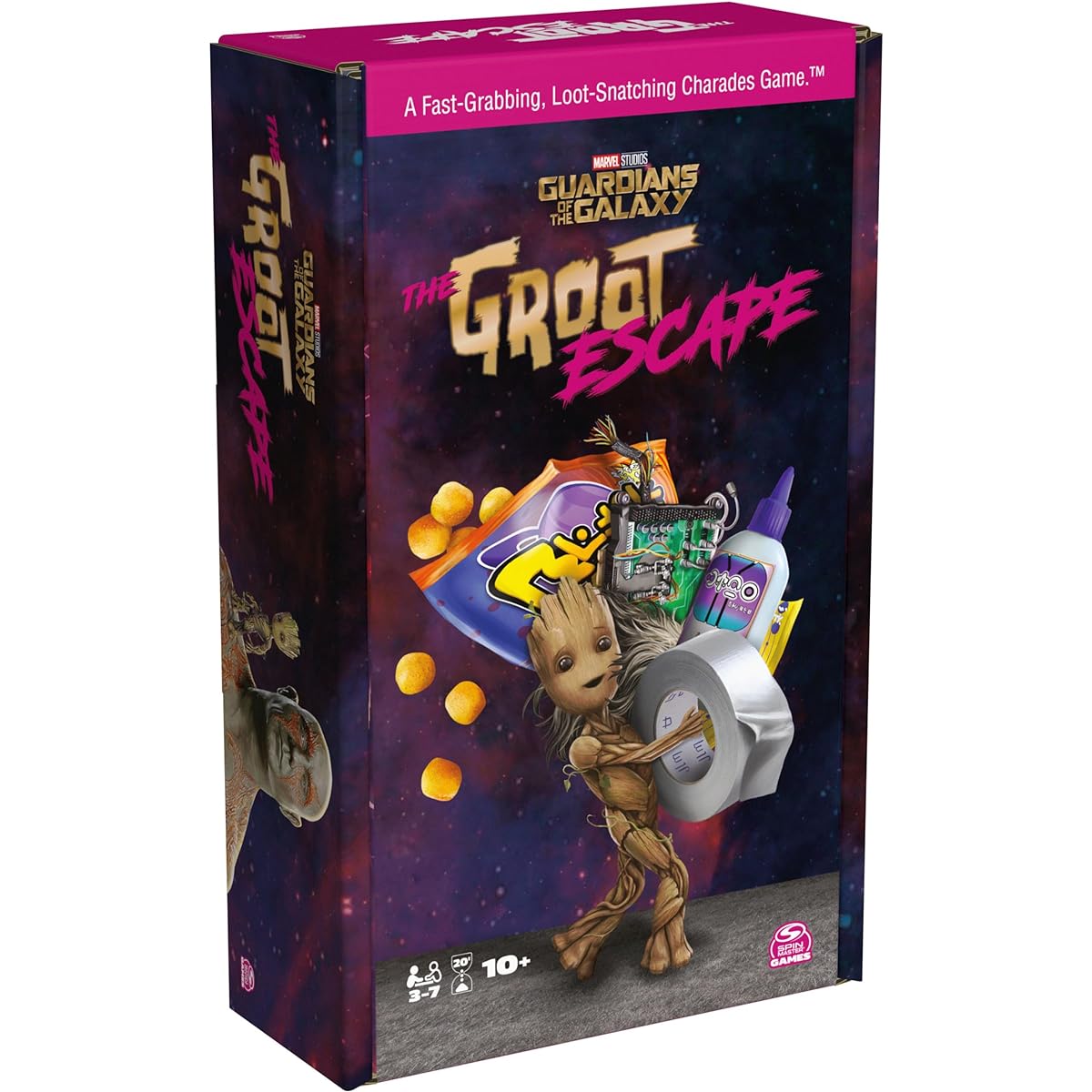 Spin Master Games Marvel Guardians of The Galaxy, The Groot Escape, Charades-Style Card Game Board Game for Adults and Kids Ages 10+
