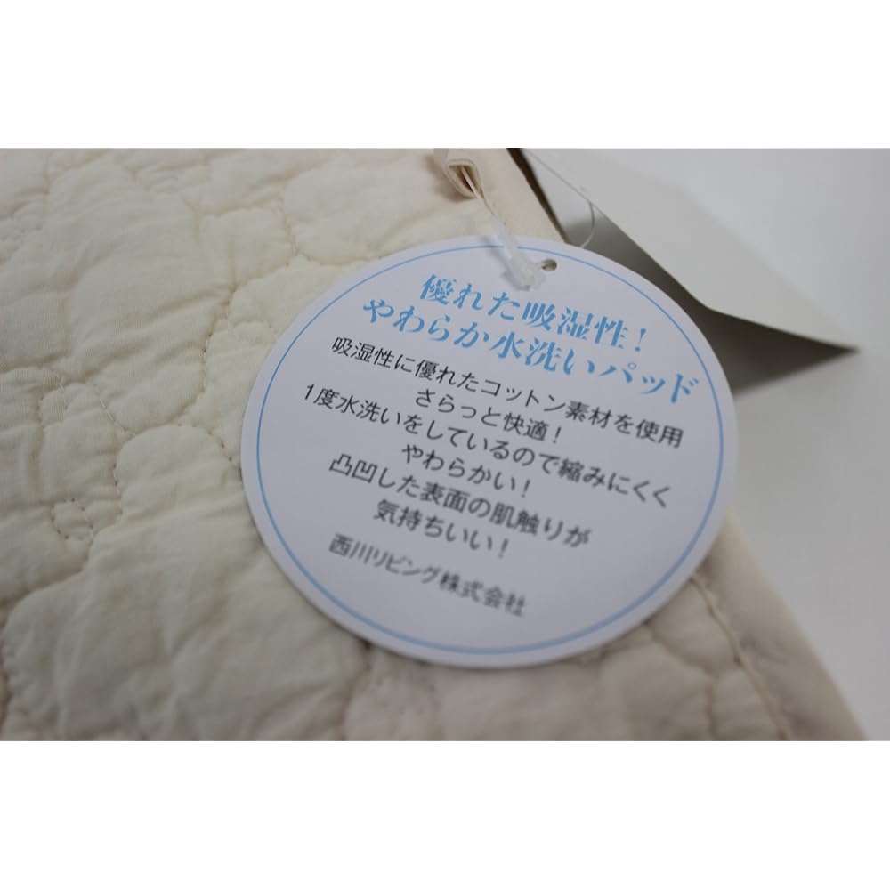 nishikawa [Nishikawa] Pad Gallery Washing Pad CP-048 Queen Ivory 2073-04833